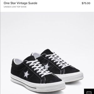 One Star Vintage Suede Shoes